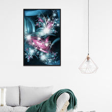 Lade das Bild in den Galerie-Viewer, Blume - voller runder Diamant - 40x30cm
