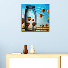 Lade das Bild in den Galerie-Viewer, Heißluftballon - volle Diamant-Malerei - 30x30cm
