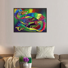 Lade das Bild in den Galerie-Viewer, Dragon - volle Diamant-Malerei - 40x30cm
