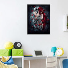 Lade das Bild in den Galerie-Viewer, Schönheit Schädel - voller runder Diamant - 30x40cm
