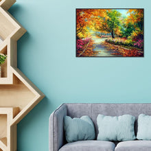 Lade das Bild in den Galerie-Viewer, Herbst - volle Runde Diamant-Malerei - 50x38cm
