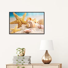 Lade das Bild in den Galerie-Viewer, Conch - voller runder Diamant - 40x30cm
