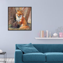Lade das Bild in den Galerie-Viewer, Fuchs - voller runder Diamant - 30x30cm
