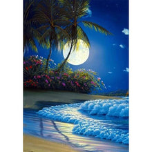 Lade das Bild in den Galerie-Viewer, Fantasy-Nacht - voller runder Diamant - 30x40cm
