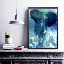 Lade das Bild in den Galerie-Viewer, Elefant - volle Diamant-Malerei - 30x40cm
