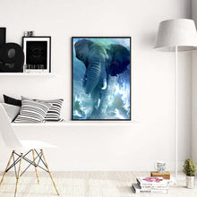 Lade das Bild in den Galerie-Viewer, Elefant - volle Diamant-Malerei - 30x40cm
