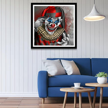 Lade das Bild in den Galerie-Viewer, Clown - voller runder Diamant - 30x30cm
