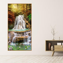 Lade das Bild in den Galerie-Viewer, Landschaft - volle runde Diamant-Malerei - 85x45cm
