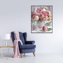 Lade das Bild in den Galerie-Viewer, Blume - voller runder Diamant - 55x45cm
