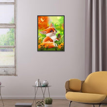 Lade das Bild in den Galerie-Viewer, Fuchs - voller runder Diamant - 30x40cm
