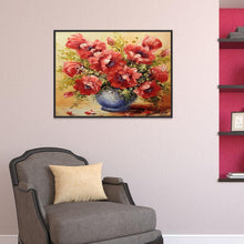 Lade das Bild in den Galerie-Viewer, Blume - voller quadratischer Diamant - 30x40cm
