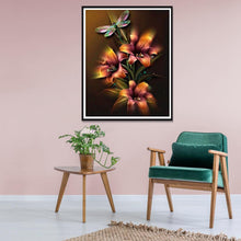 Lade das Bild in den Galerie-Viewer, Blühende Blumen - voller runder Diamant - 40x30cm
