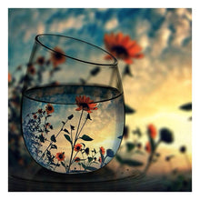 Lade das Bild in den Galerie-Viewer, Tasse Landschaft - volle Diamant-Malerei - 30x30cm
