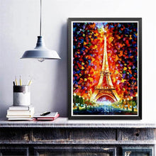 Lade das Bild in den Galerie-Viewer, Bunte Turm - volle Diamant-Malerei - 40x30cm
