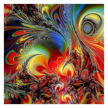 Lade das Bild in den Galerie-Viewer, Wunderschön - voller runder Diamant - 30x30cm
