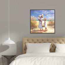 Lade das Bild in den Galerie-Viewer, Familie - voller runder Diamant - 30x30cm
