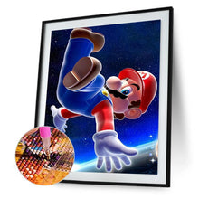 Lade das Bild in den Galerie-Viewer, Zeichen Mario-Vollrunde Diamantmalerei
