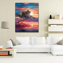 Lade das Bild in den Galerie-Viewer, Fantasy-Ansicht - voller runder Diamant - 40x30cm
