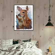 Lade das Bild in den Galerie-Viewer, Süße Tiere - voller runder Diamant - 40x30cm
