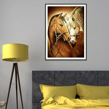 Lade das Bild in den Galerie-Viewer, Süße Tiere - voller runder Diamant - 40x30cm
