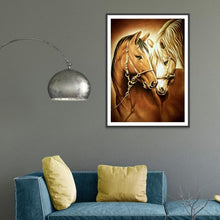 Lade das Bild in den Galerie-Viewer, Süße Tiere - voller runder Diamant - 40x30cm
