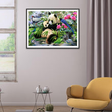 Lade das Bild in den Galerie-Viewer, Süße Tiere - voller runder Diamant - 40x30cm
