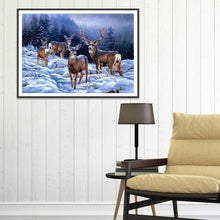 Lade das Bild in den Galerie-Viewer, Süße Tiere - voller runder Diamant - 40x30cm
