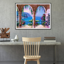 Lade das Bild in den Galerie-Viewer, Landschaft - voller runder Diamant - 40x30cm
