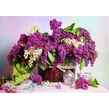 Lade das Bild in den Galerie-Viewer, Bouquet - voller runder Diamant - 40x30cm
