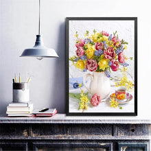Lade das Bild in den Galerie-Viewer, Bouquet - voller runder Diamant - 30x40cm
