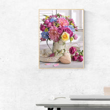 Lade das Bild in den Galerie-Viewer, Bouquet - voller runder Diamant - 30x40cm
