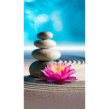 Lade das Bild in den Galerie-Viewer, Blume - voller runder Diamant - 30x48cm
