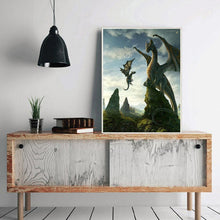 Lade das Bild in den Galerie-Viewer, Fantastisch - voller runder Diamant - 40x30cm
