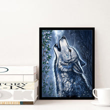 Lade das Bild in den Galerie-Viewer, Geschenk - voller runder Diamant - 30x40cm
