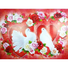 Lade das Bild in den Galerie-Viewer, Blume - voller runder Diamant - 40x30cm

