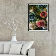 Lade das Bild in den Galerie-Viewer, Blume - voller runder Diamant - 40x30cm
