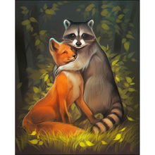 Lade das Bild in den Galerie-Viewer, Süße Tiere - voller runder Diamant - 40x30cm
