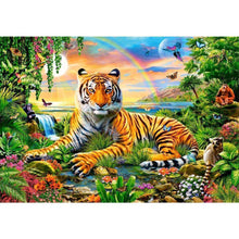Lade das Bild in den Galerie-Viewer, Süße Tiere - voller runder Diamant - 40x30cm
