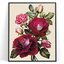 Lade das Bild in den Galerie-Viewer, Blume - voller runder Diamant - 40x30cm
