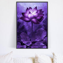 Lade das Bild in den Galerie-Viewer, Blume - voller runder Diamant - 40x30cm

