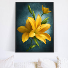 Lade das Bild in den Galerie-Viewer, Blume - voller runder Diamant - 40x30cm
