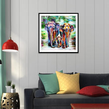 Lade das Bild in den Galerie-Viewer, Elefant - volle Diamant-Malerei - 30x30cm
