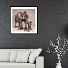 Lade das Bild in den Galerie-Viewer, Elefant - volle Diamant-Malerei - 30x30cm
