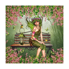 Lade das Bild in den Galerie-Viewer, Mädchen - voller runder Diamant - 30x30cm
