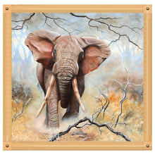 Lade das Bild in den Galerie-Viewer, Elefant - volle Diamant-Malerei - 30x30cm
