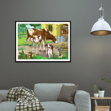 Lade das Bild in den Galerie-Viewer, Tiere - voller quadratischer Diamant - 40x30cm
