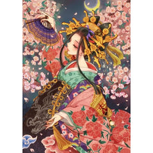 Lade das Bild in den Galerie-Viewer, Geisha - runder runder Diamant - 30x40cm
