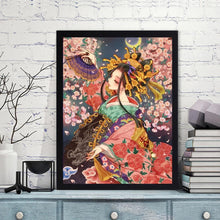Lade das Bild in den Galerie-Viewer, Geisha - runder runder Diamant - 30x40cm
