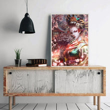 Lade das Bild in den Galerie-Viewer, Geisha - runder runder Diamant - 30x40cm
