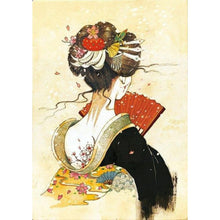 Lade das Bild in den Galerie-Viewer, Geisha - runder runder Diamant - 30x40cm
